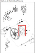 Disco de Freno Delantero Pulsar 180UG/200/220 Bajaj Original