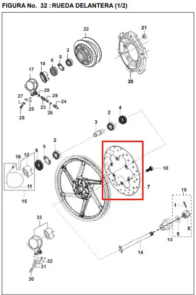 Disco de Freno Delantero Pulsar 180UG/200/220 Bajaj Original