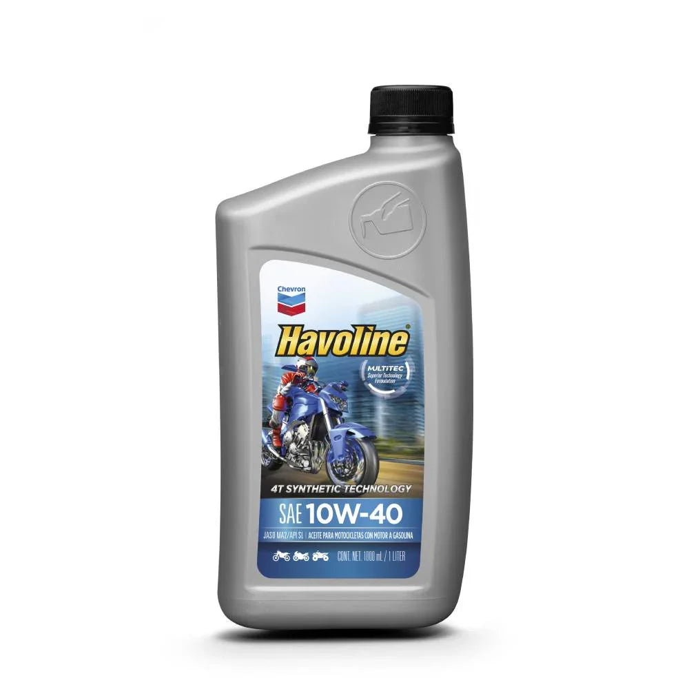 Aceite de Motor Havoline 10W40 Semisintetico 4 Tiempos