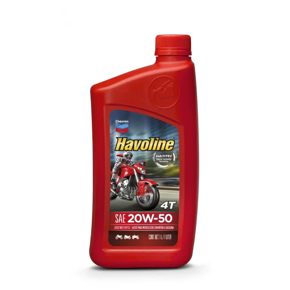 Aceite de Motor Havoline 20W50 Mineral 4 Tiempos