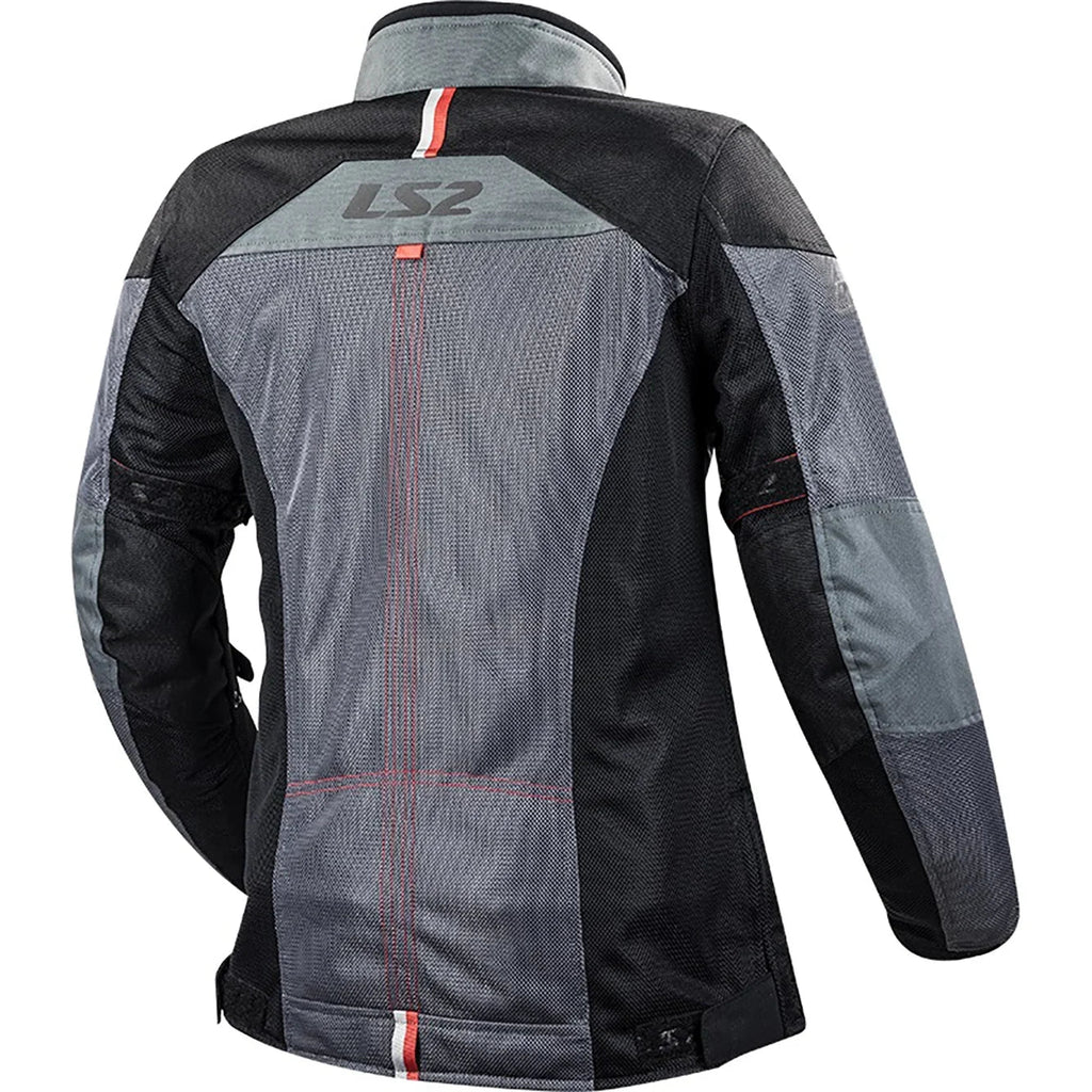CHAMARRA DEPORTIVA LS2 M GRIS ALBA TEXTIL P/DAMA