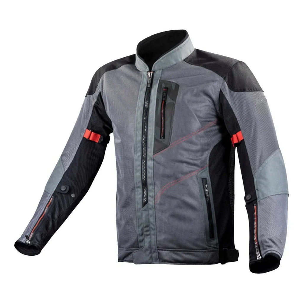 CHAMARRA DEPORTIVA LS2 M GRIS ALBA TEXTIL