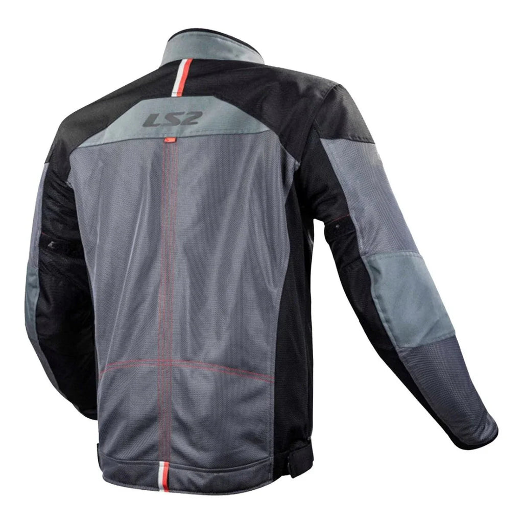 CHAMARRA DEPORTIVA LS2 M GRIS ALBA TEXTIL