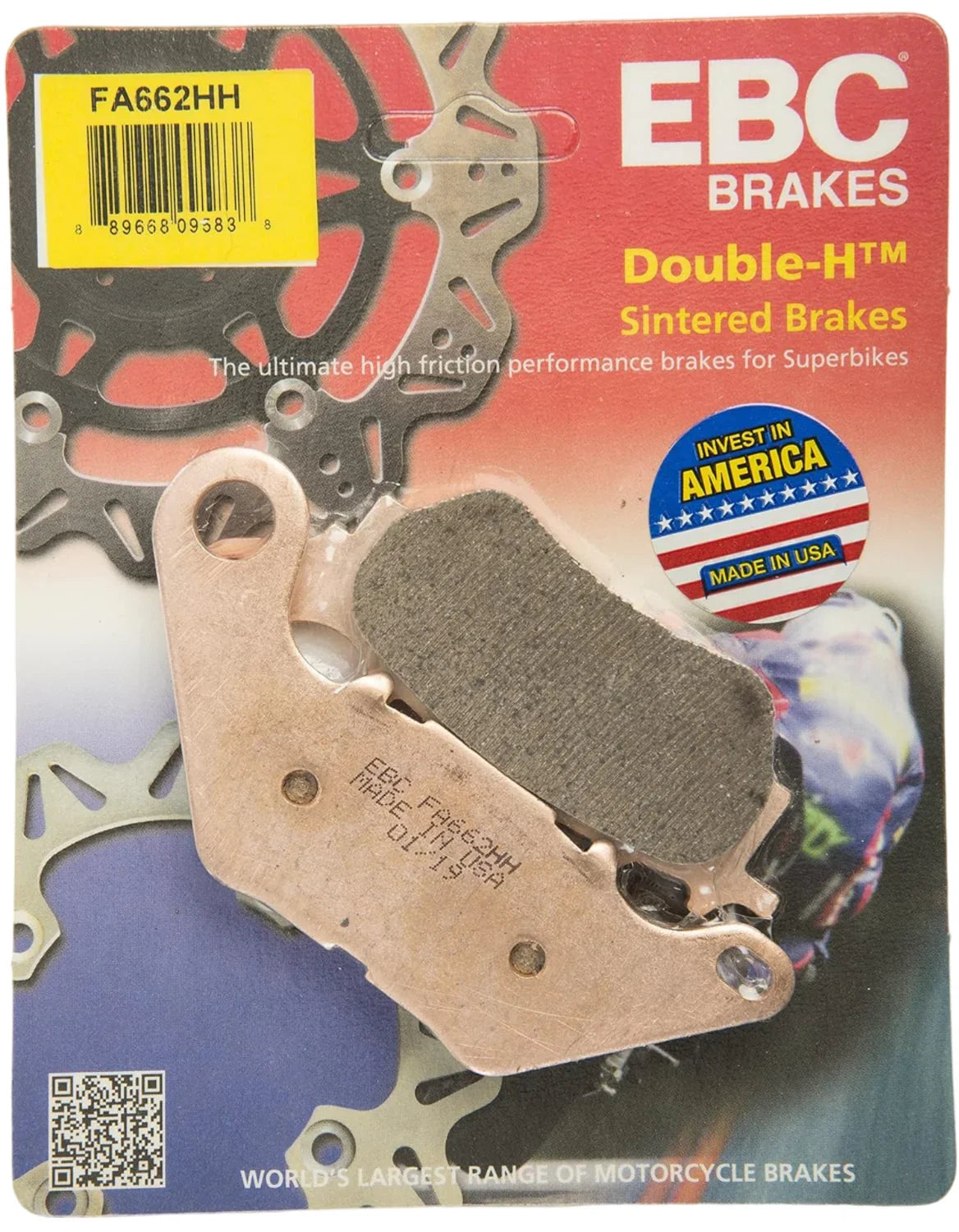 BALATAS FRENO TRASERO FA662HH MT03/R3