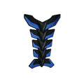 STICKER PROTECTOR DE GOMA NEGRO/AZUL PARA TANQUE DE GASOLINA