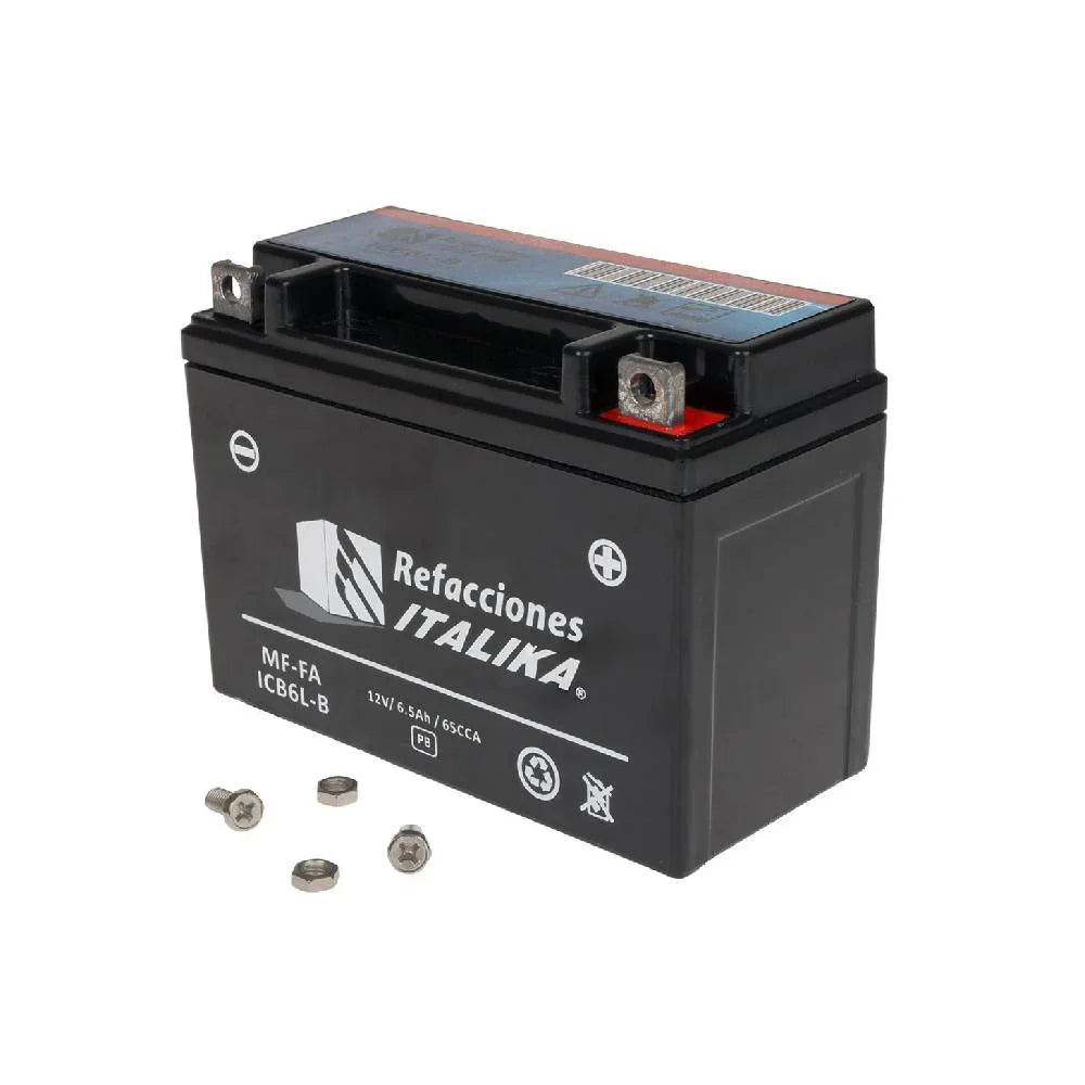 Bateria MF-FA ICB6L-B (12V/6.5AH) 125FL (2019-23) - 125Z (2016-25) Italika Original