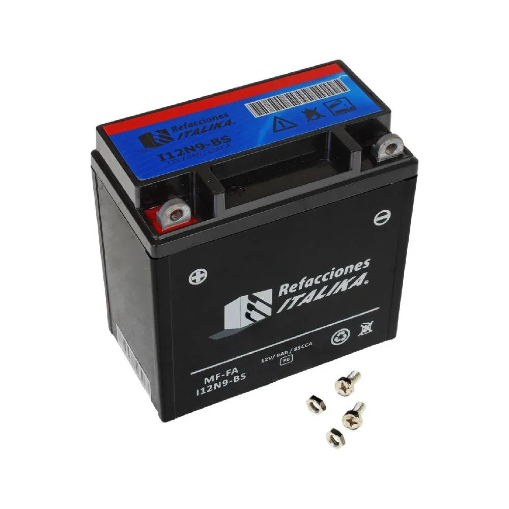 Bateria MF-FA I12N9-BS (12V/9AH) 150Z - 150Sz Italika Original