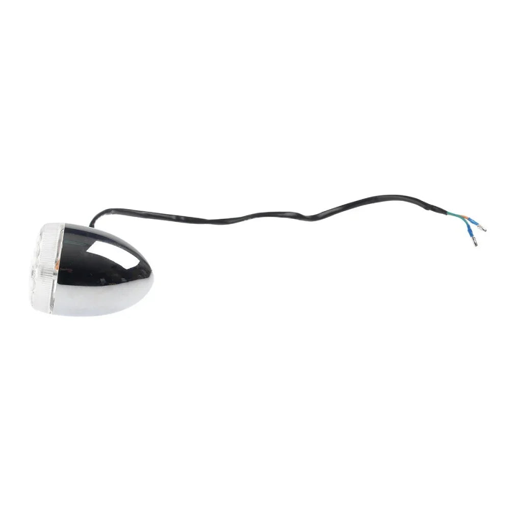 Direccional Delantera Izquierda Cromada Tc 200 Blanca - Tc 250 Italika Original