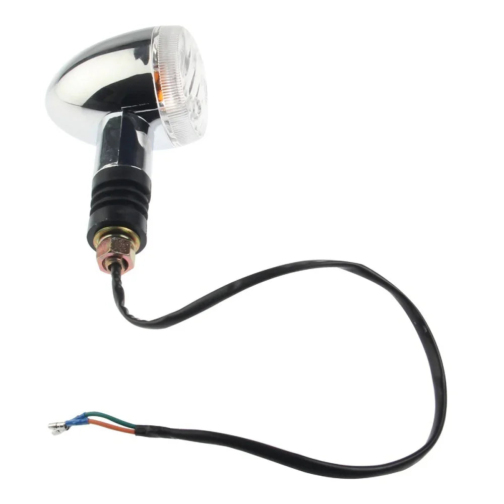 Direccional Delantera Izquierda Cromada Tc 200 Blanca - Tc 250 Italika Original
