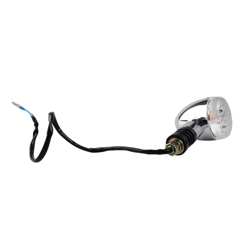 Direccional Delantera Derecha Cromada Tc 200 Blanca - Tc 250 Italika Original