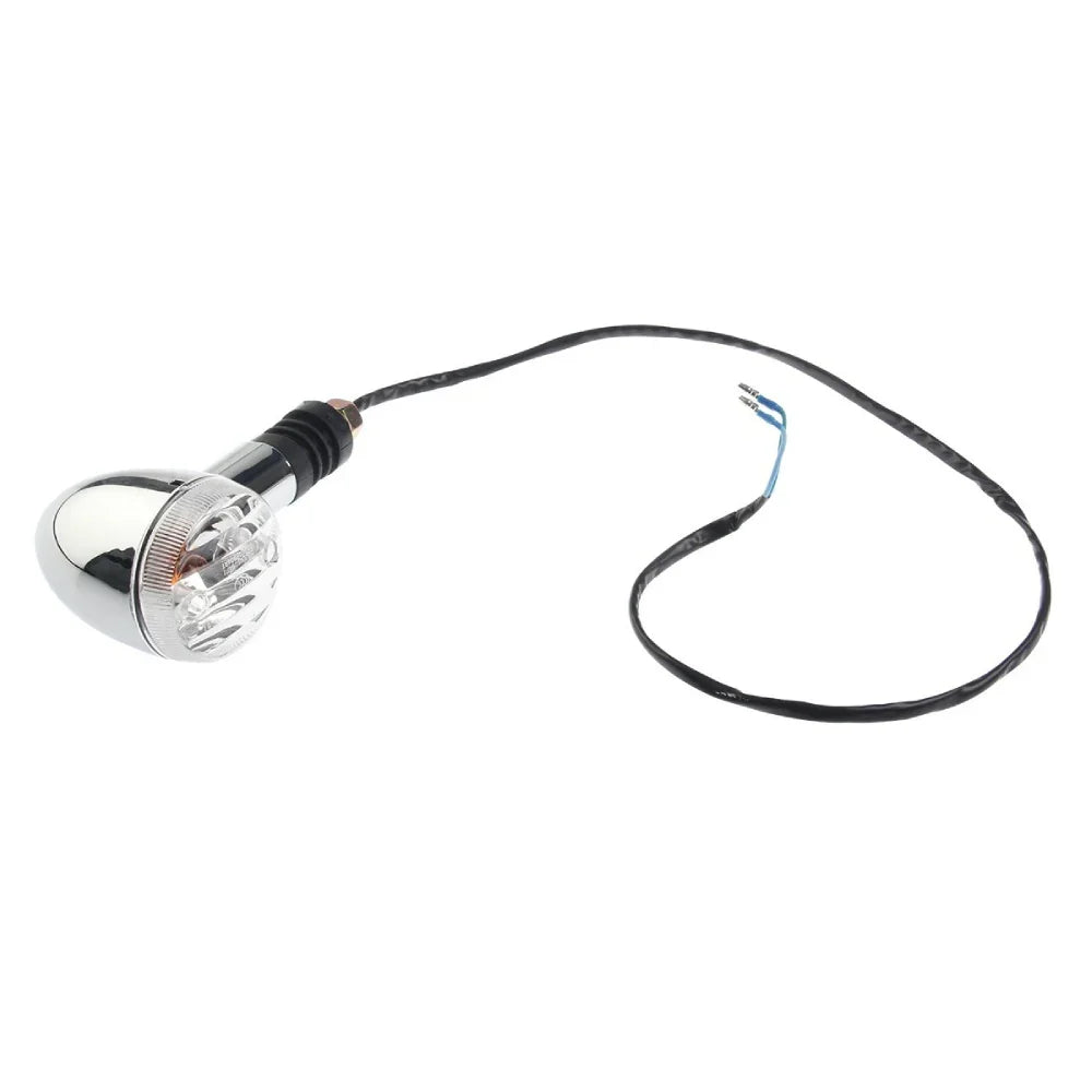Direccional Trasera Derecha Cromada Tc 200 Blanca - Tc 250 Italika Original