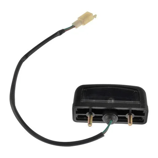 Conjunto de Luz Porta Placa Tc 200 Negra Italika Original