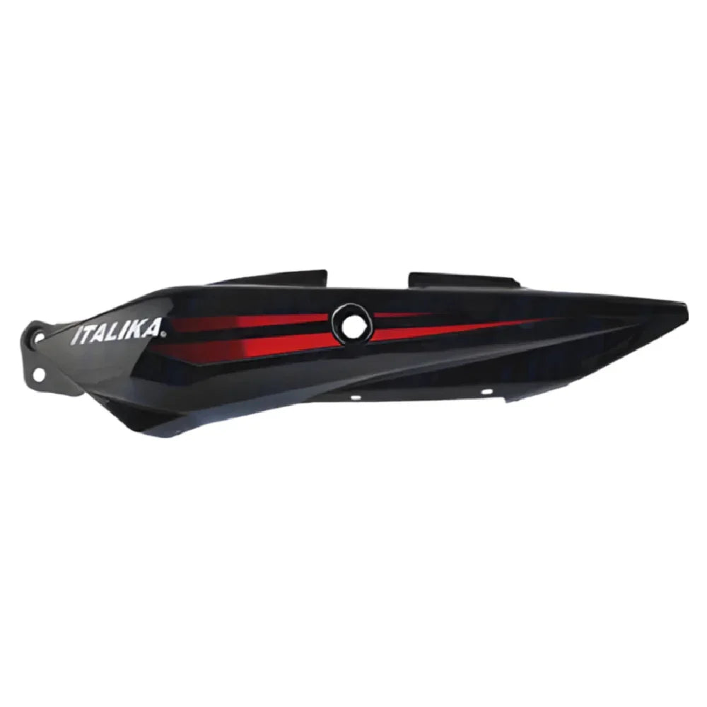 Cubierta Izquierda de Cola Negra/Roja Ft 250 Ts Italika Original
