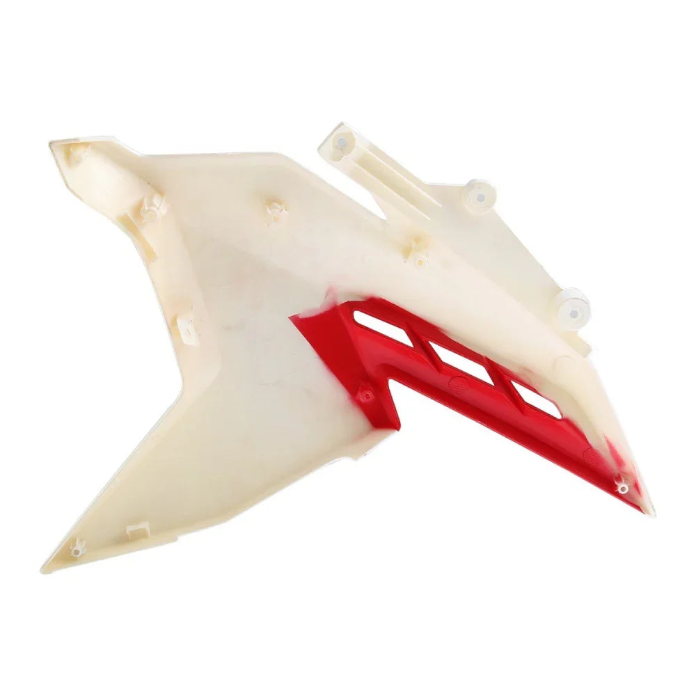 Cubierta Derecha de Tanque Blanco Perlado/Roja Vort-X Vr 300 Italika Original