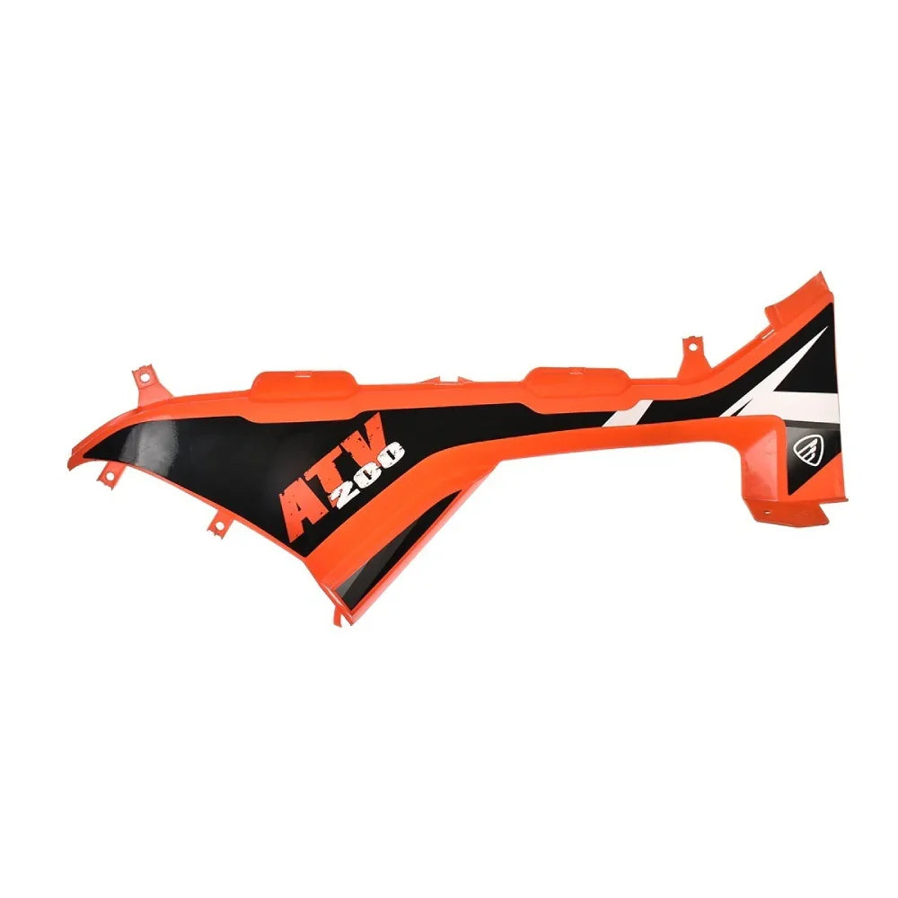 Cubierta Lateral Izquierda Naranja Atv 200 Italika Original