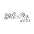 Logo VITALIA 125 Cromo (M3X77X31) Vitalia 125 Italika Original