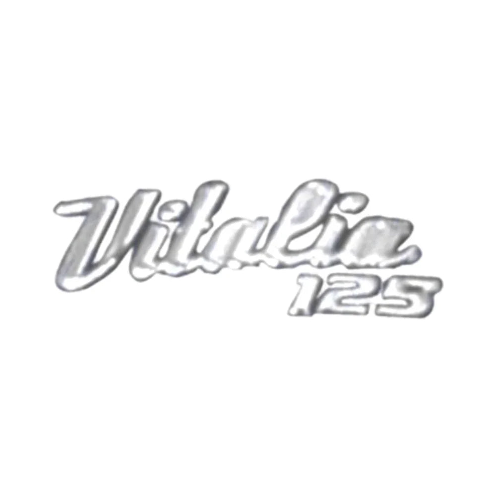 Logo VITALIA 125 Cromo (M3X77X31) Vitalia 125 Italika Original