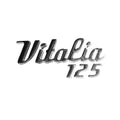 Logo VITALIA 125 Cromo (3X62X29) Vitalia 125 Italika Original