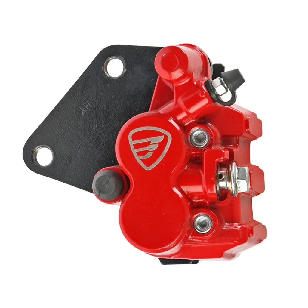 Caliper de Freno Delantero Rojo con Isotipo Vort-X 200 Italika Original