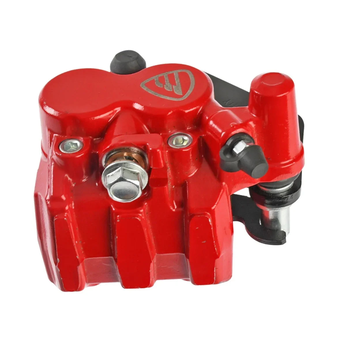 Caliper de Freno Delantero Rojo con Isotipo Vort-X 200 Italika Original