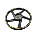 Rin Delantero Negro con Filo Amarillo Ft 150S - Ft 150ST Italika Original