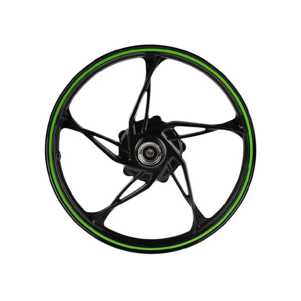 Rin Delantero Negro con Filo Verde Limon 150SZ Italika Original
