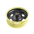 Rin Delantero Negro con Filo Amarillo Limon Ws 175 Sport (2020-22) Italika Original